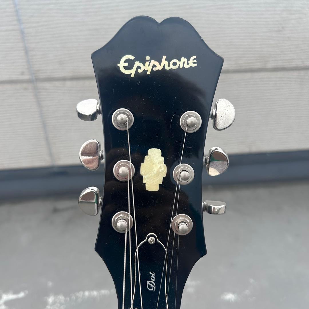 Epiphone dot VS セミアコ エピフォン ドット エレキギター