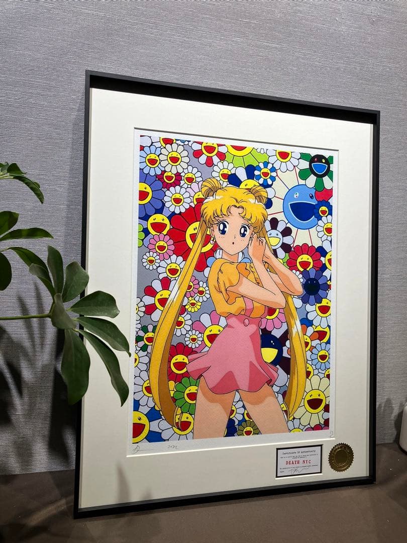 セーラームーン アートプリント 限定版 A3サイズ（額装）