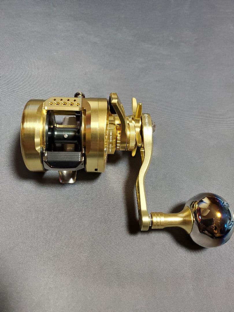 シマノ22オシアコンクエスト300XG　リブレCrazyoceanハンドル