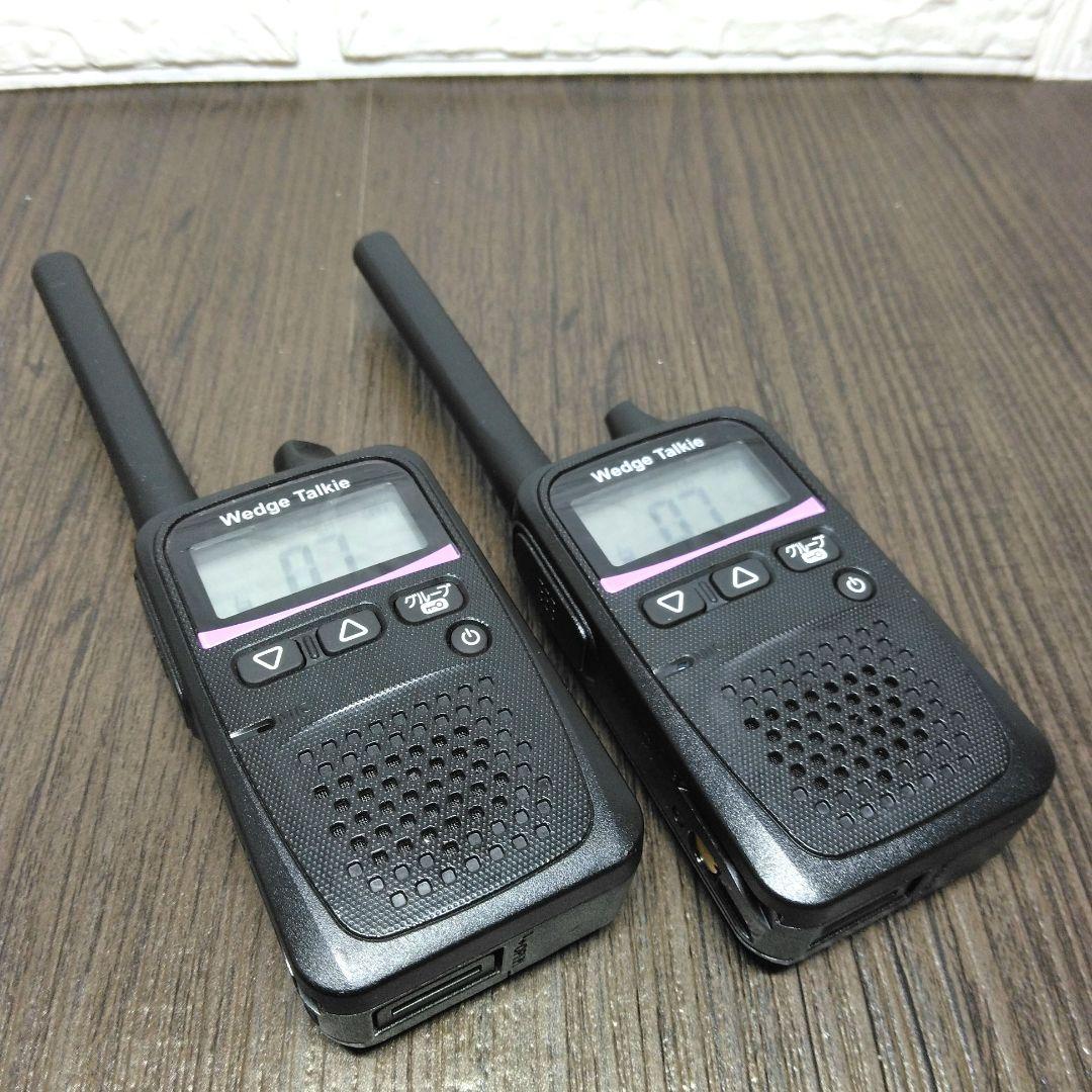 程度良好★Wedge Talkie WED-NO-001特定小電力トランシーバー