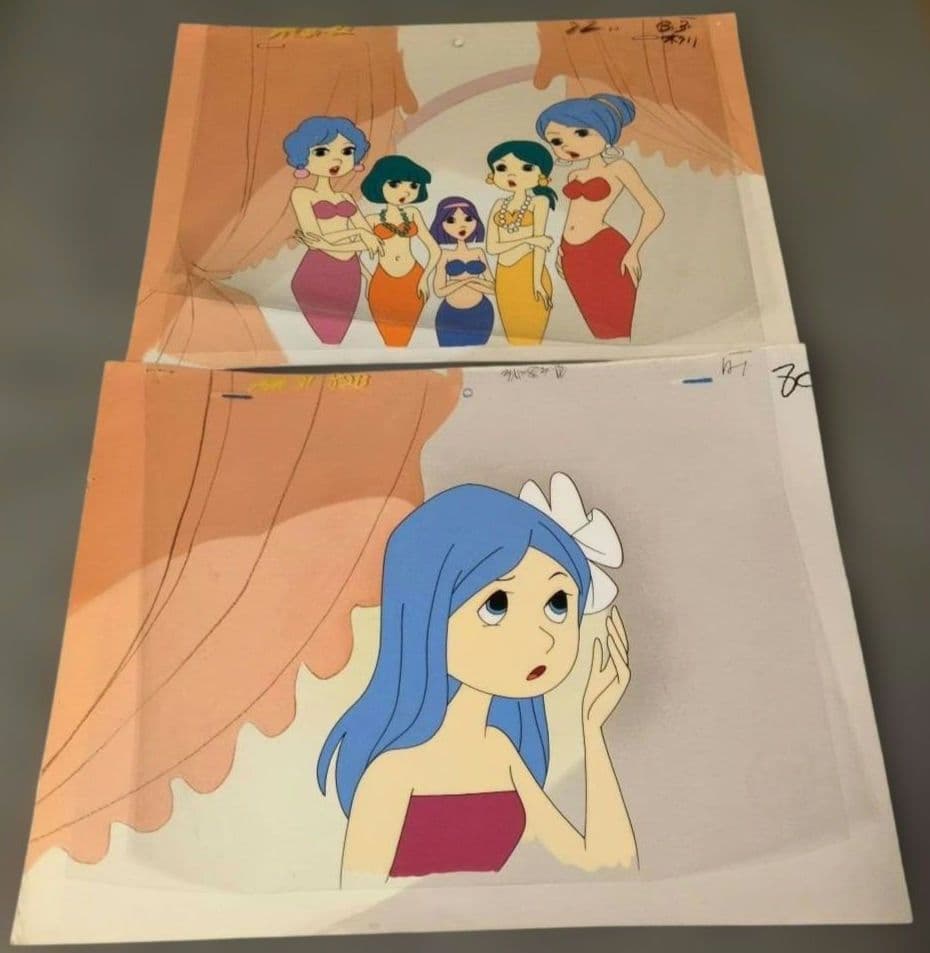 虫プロの遺産 なつかしの世界名作 アンデルセン物語 『人魚姫』セル画 昭和レトロ