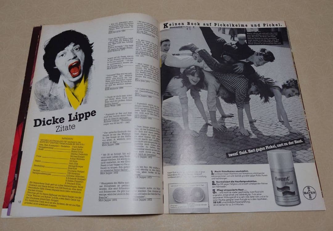 ローリングストーンズ　ツアーTシャツ　音楽雑誌　海外購入品　レア