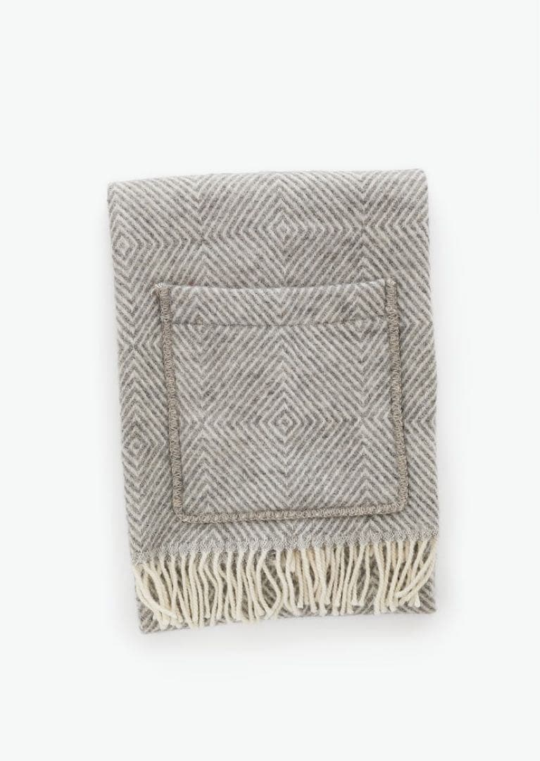 ラプアンカンクリ MARIA ポケットショール（grey-white）