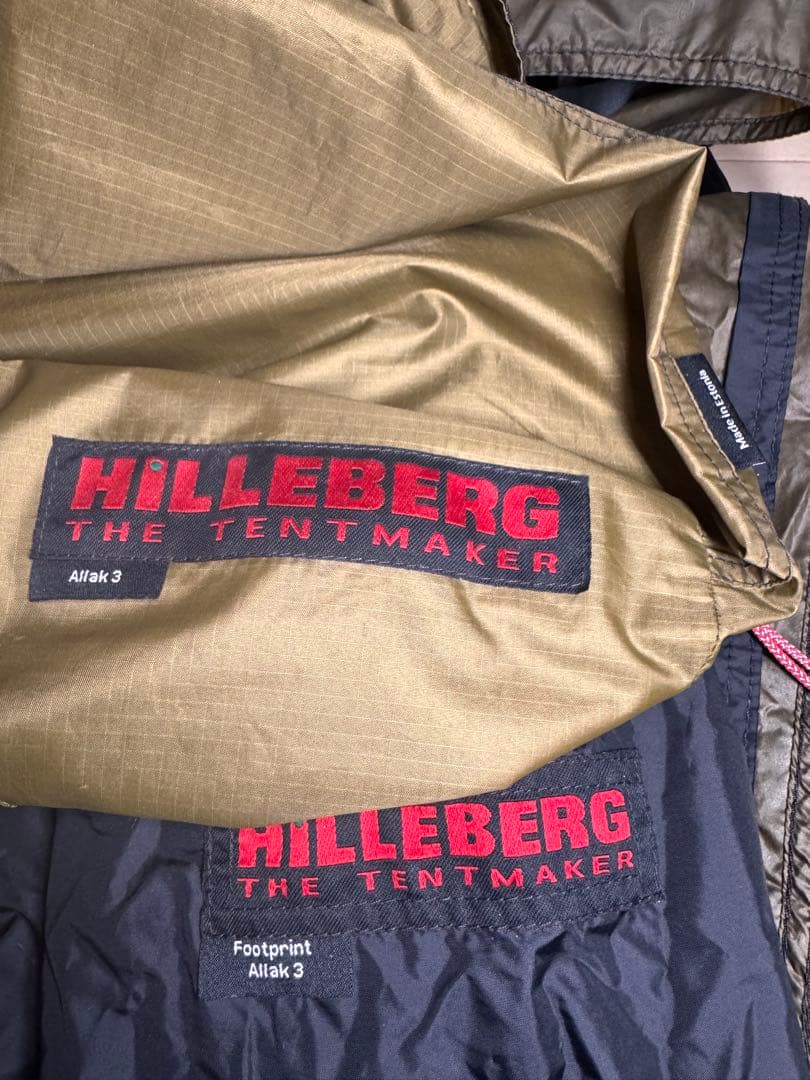 ヒルバーグ アラック3 サンド フットプリント付