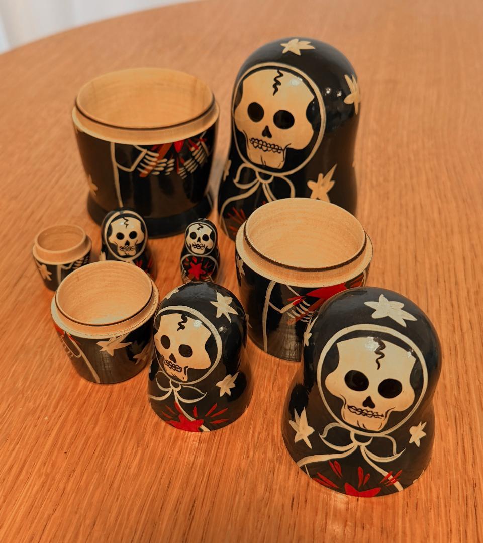 SUICOKE スイコック スカル マトリョーシカ 5体セット BEAMS取扱