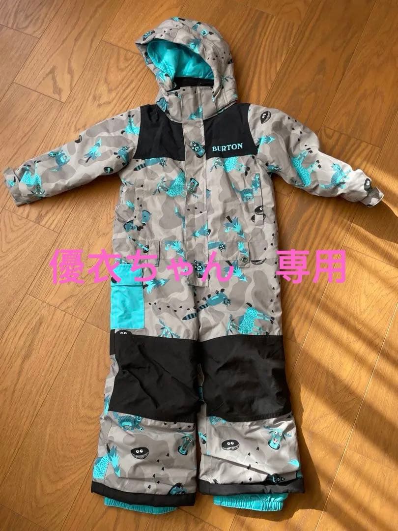 専用　優衣ちゃん専用BURTON 子ども用スノーボードウェア グレー3T