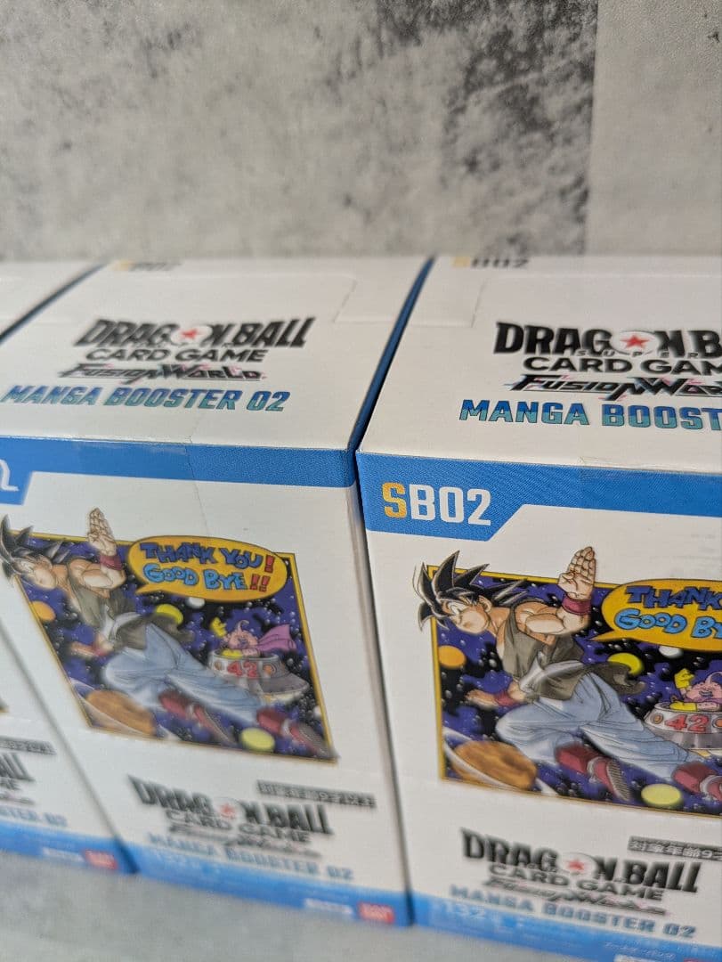 3box 新品未開封　MANGA BOOSTER 02