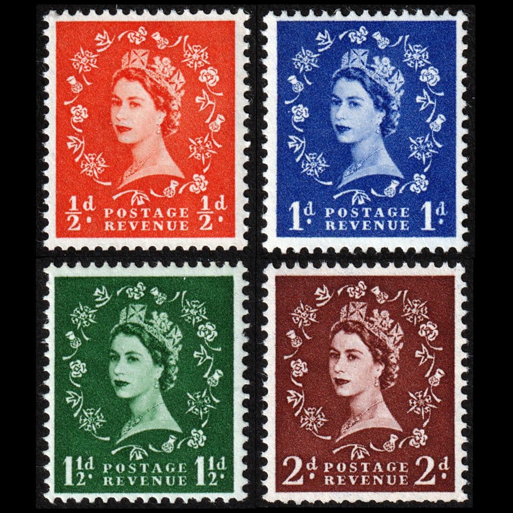 普通切手（イギリス 1955年）