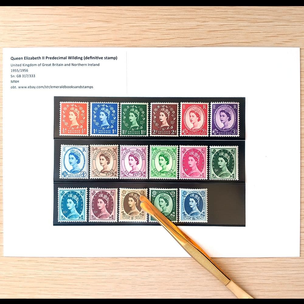 普通切手（イギリス 1955年）