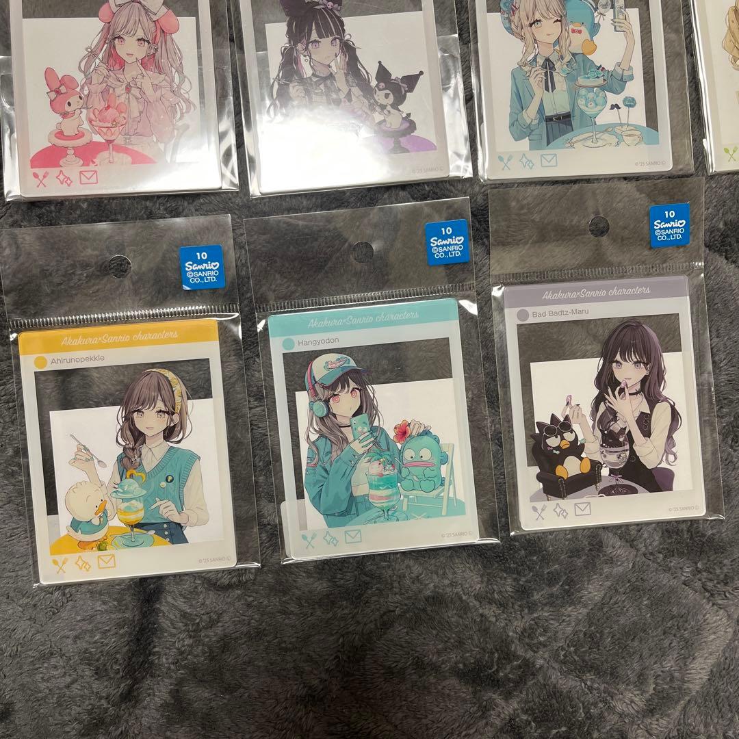 赤倉　サンリオキャラクターズ　バラ売り不可　アクリルカード