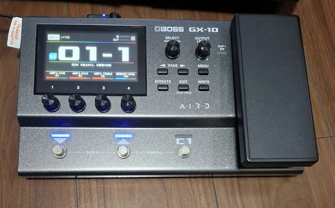 BOSS GX-10 bluetoothアダプタなど付属