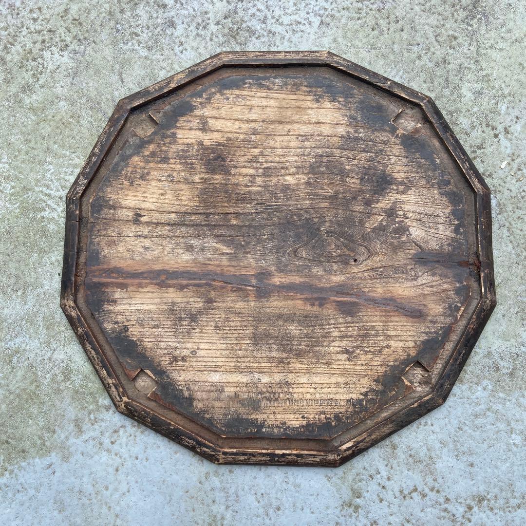 李朝 十二角膳 天板｜骨董品・朝鮮木工 酒器盆／煎茶盆