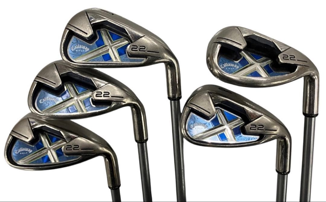 レディース稀少品！Callaway GOLF X-22 アイアン5点セット Ｌ