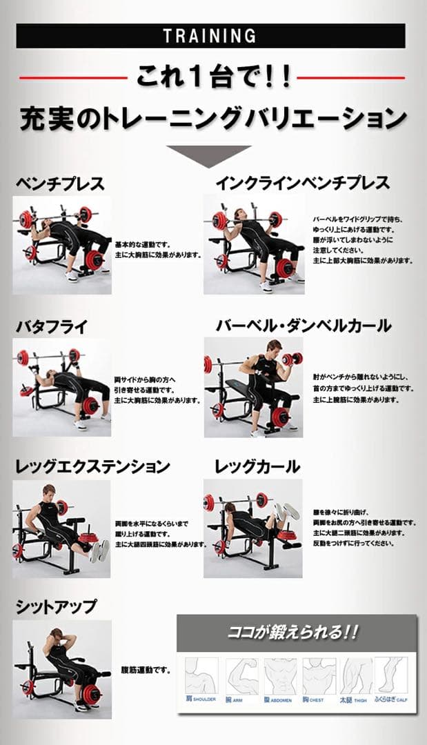 ファイティングロード キングofベンチ ベンチプレス40kgセット アイロテック