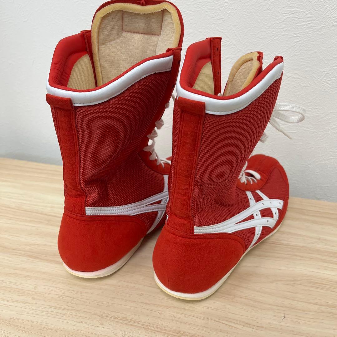 asics ボクシングシューズ レッド　26.5cm