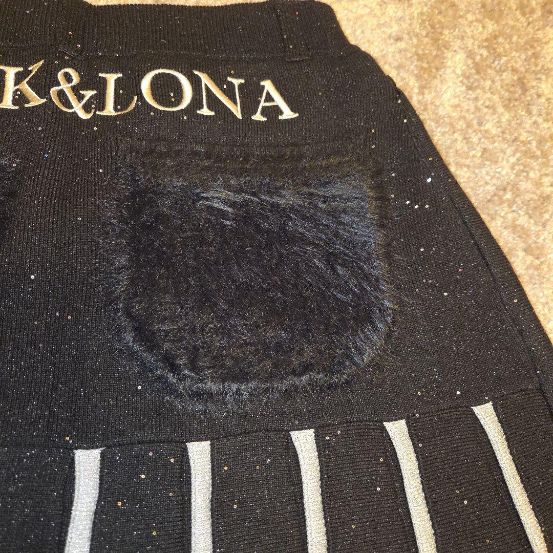 最終セール！MARK & LONA プリーツスカート ブラック