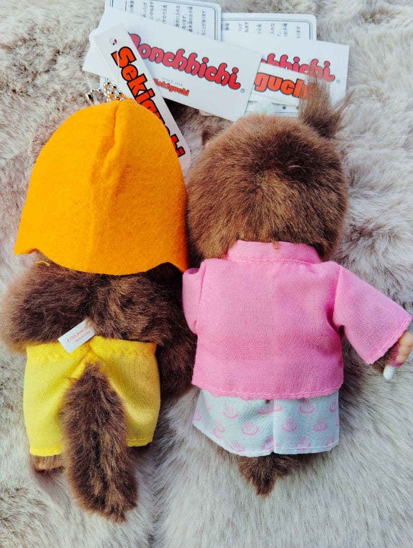 monchhichi　湯布院限定　モンチッチ　２体セット　サウナ　温泉