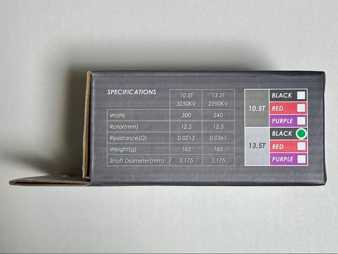 新品・未開封品 ヨコモ ZERO-S BK ブラシレス モーター 13.5T