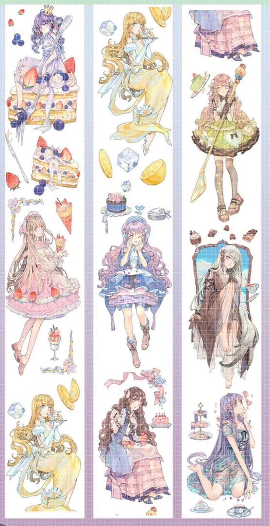 M1272.一木一横 慕斯的甜梦 マスキングテープ PET