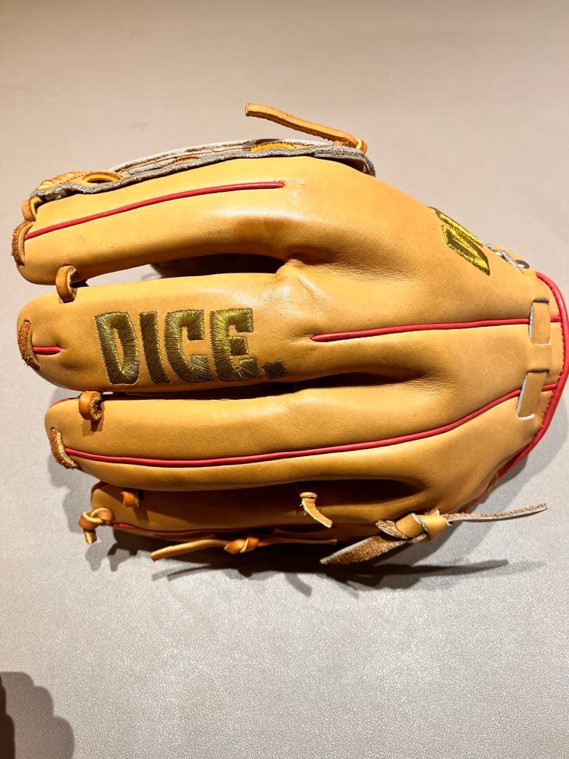 【美品】DICE 硬式投手用グローブ ベージュ