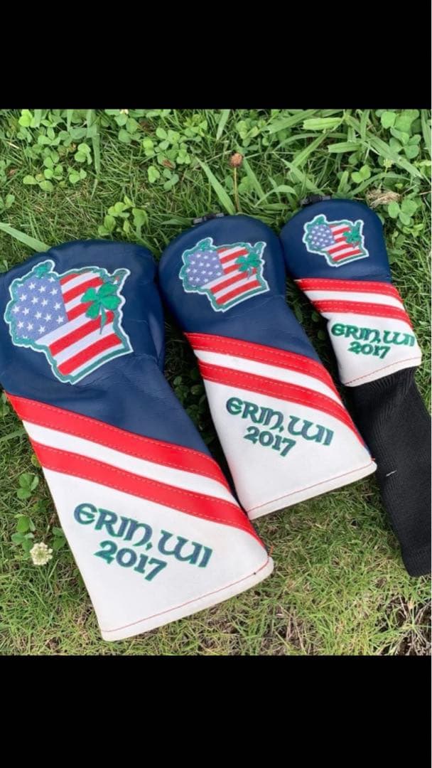 ★超希少★2017USオープン限定キャロウェイキャディバッグ☆ヘッドカバー3種付