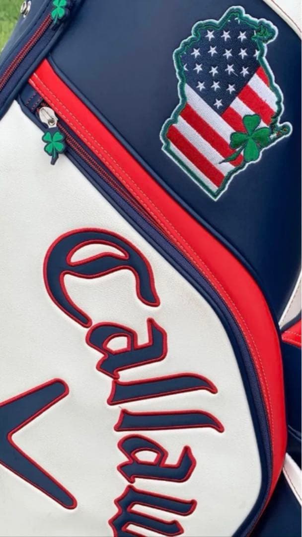 ★超希少★2017USオープン限定キャロウェイキャディバッグ☆ヘッドカバー3種付