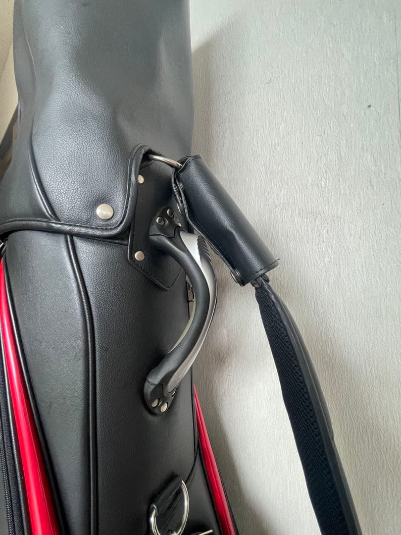 PRGRプロギア　ゴルフ　キャディバッグ PRCB-184 9型ブラック/レッド