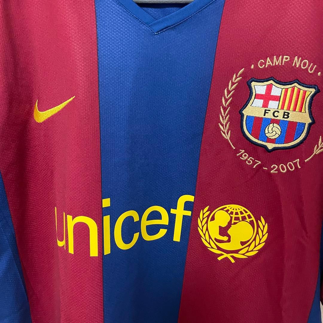 【正規品】ロナウジーニョ 10 カンプノウ50周年 バルセロナ ユニフォーム L