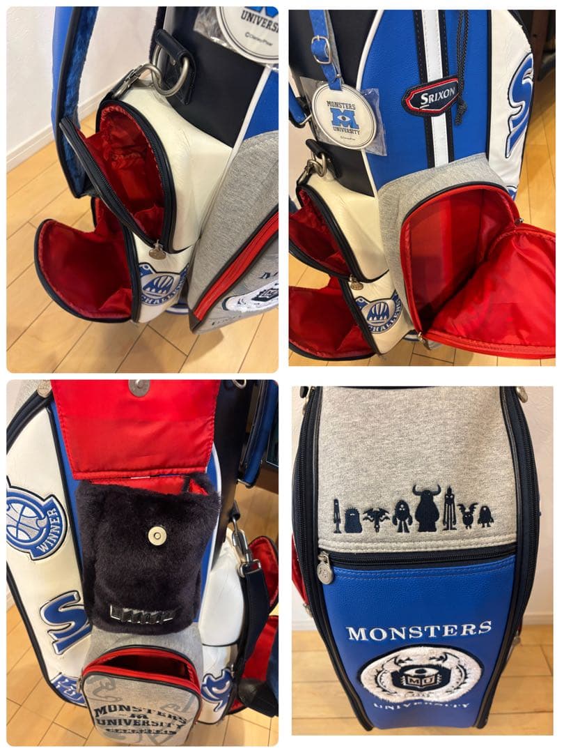 スリクソン　キャディバッグ　ユニバーシティ　モンスターズインク