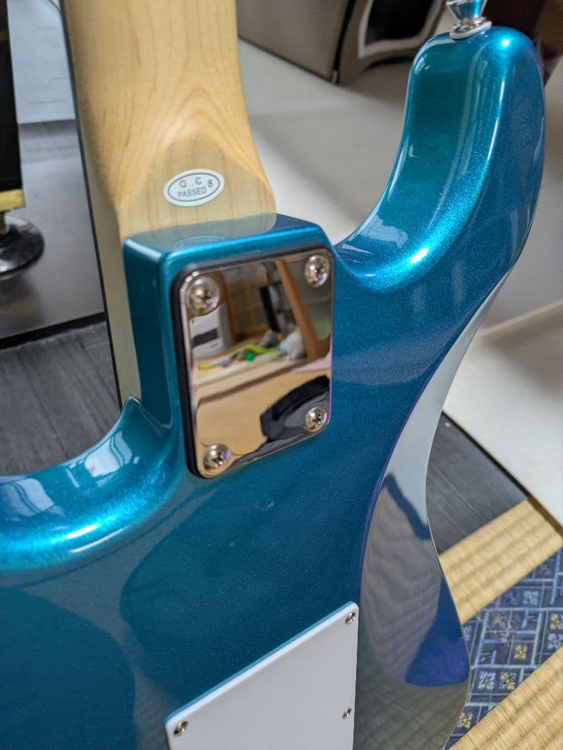 フォトジェニック　エレキギター　ストラトキャスタータイプ　ライトブルーメタリック