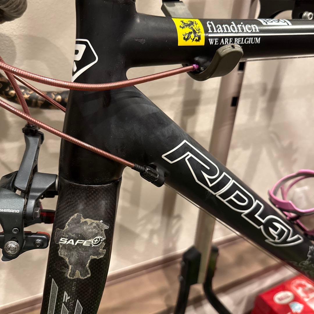 専用 Ridley Excalibur フレームセット＋ec90ハンドル