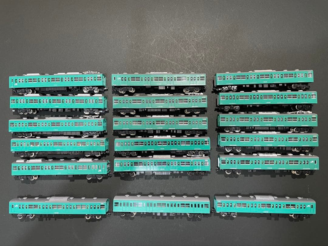 最後価格【ジャンク】常磐線103系１５両フル編成＋おまけ付き　(キット組立品含)