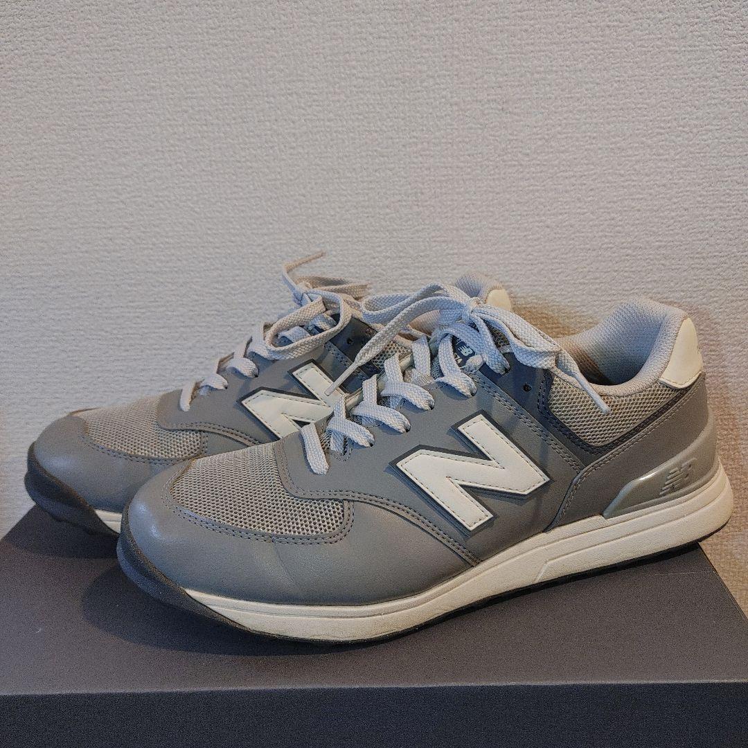ニューバランス　574 ゴルフ　25.5センチ グレー