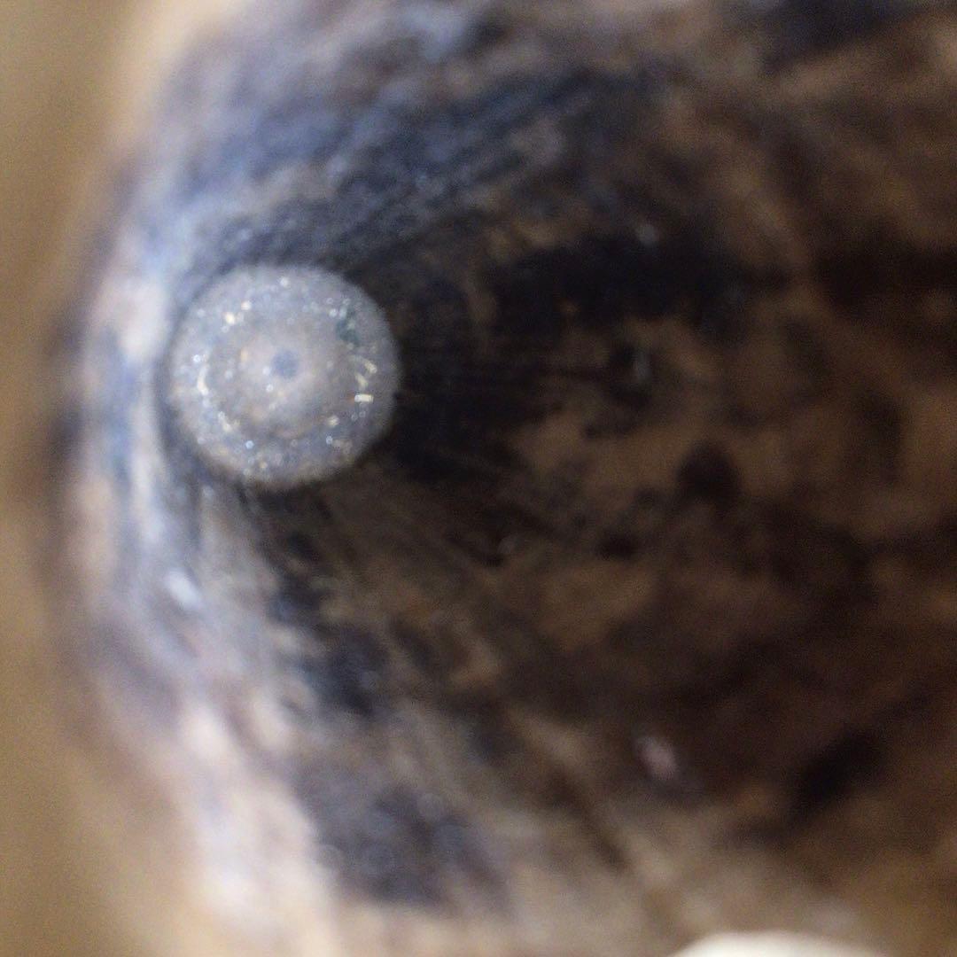 Ｎ４９　尺八花入　『黒田宗傳作』『表千家　堀内宗完　箱書』『銘　白鶴』　共箱