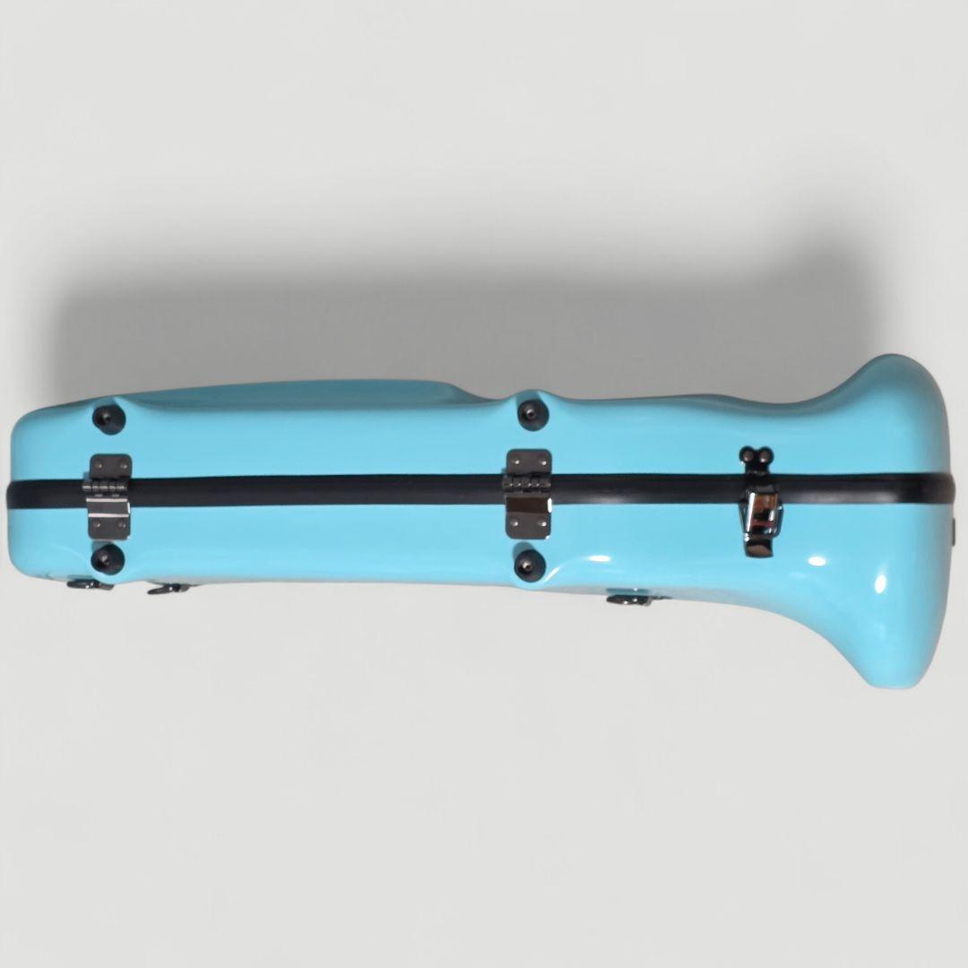 C.C.シャイニーケースII トランペット ハードケース アクア 楽器ケース