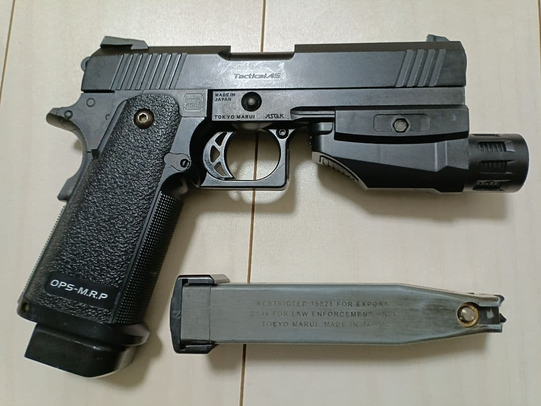 【中古品】東京マルイ ガスガン「ハイキャパ4.3 タクティカルカスタム」＋α