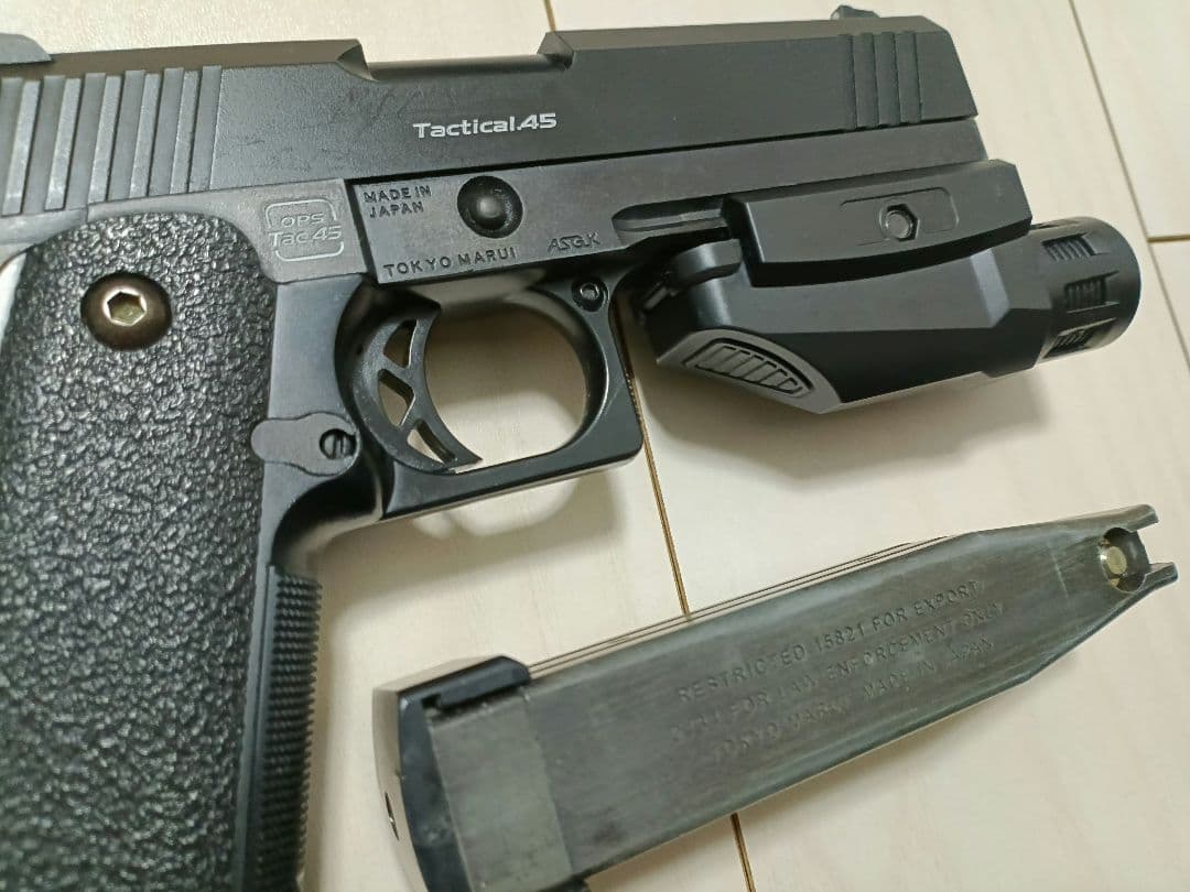 【中古品】東京マルイ ガスガン「ハイキャパ4.3 タクティカルカスタム」＋α