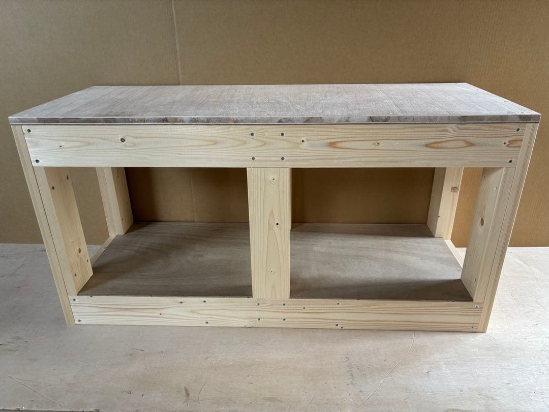 水槽台90cm用　天板20ｍｍ　補強柱付