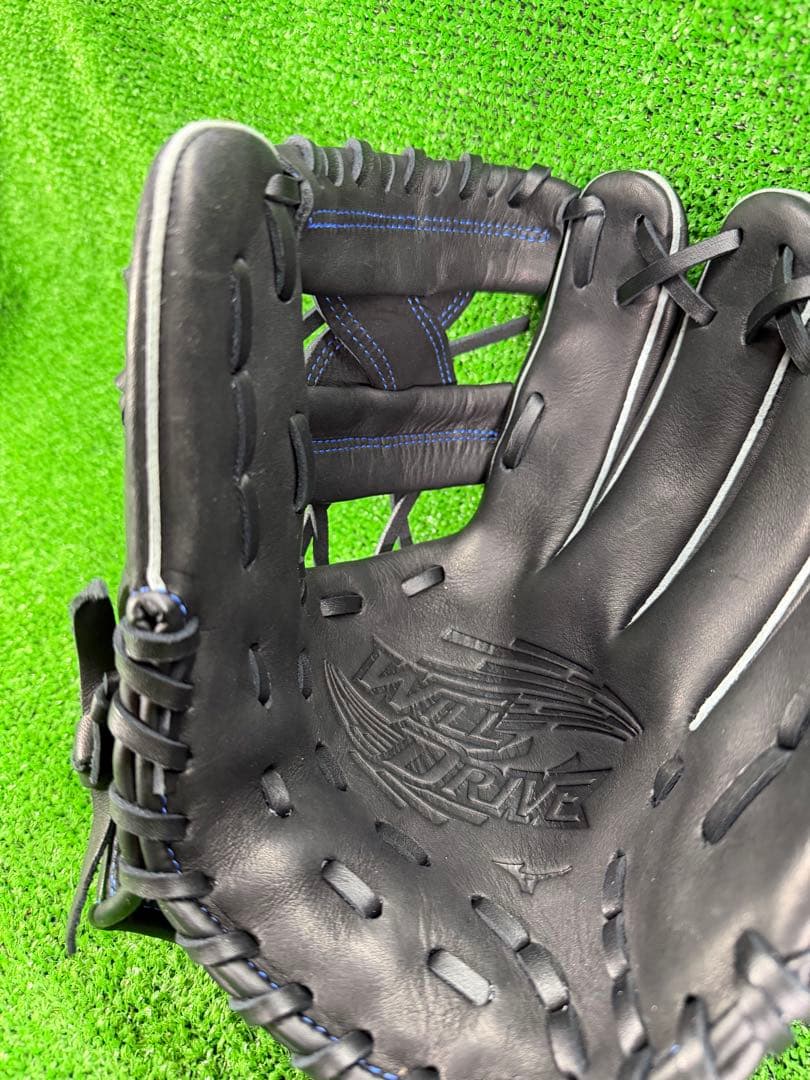 ミズノ　少年軟式　ウィルドライブ ブルー　オールラウンド用　サイズM