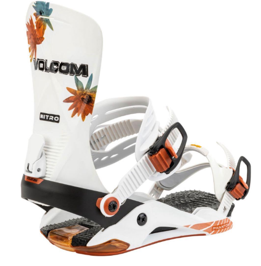 VOLCOM NITRO ビンディング ホワイト/オレンジ