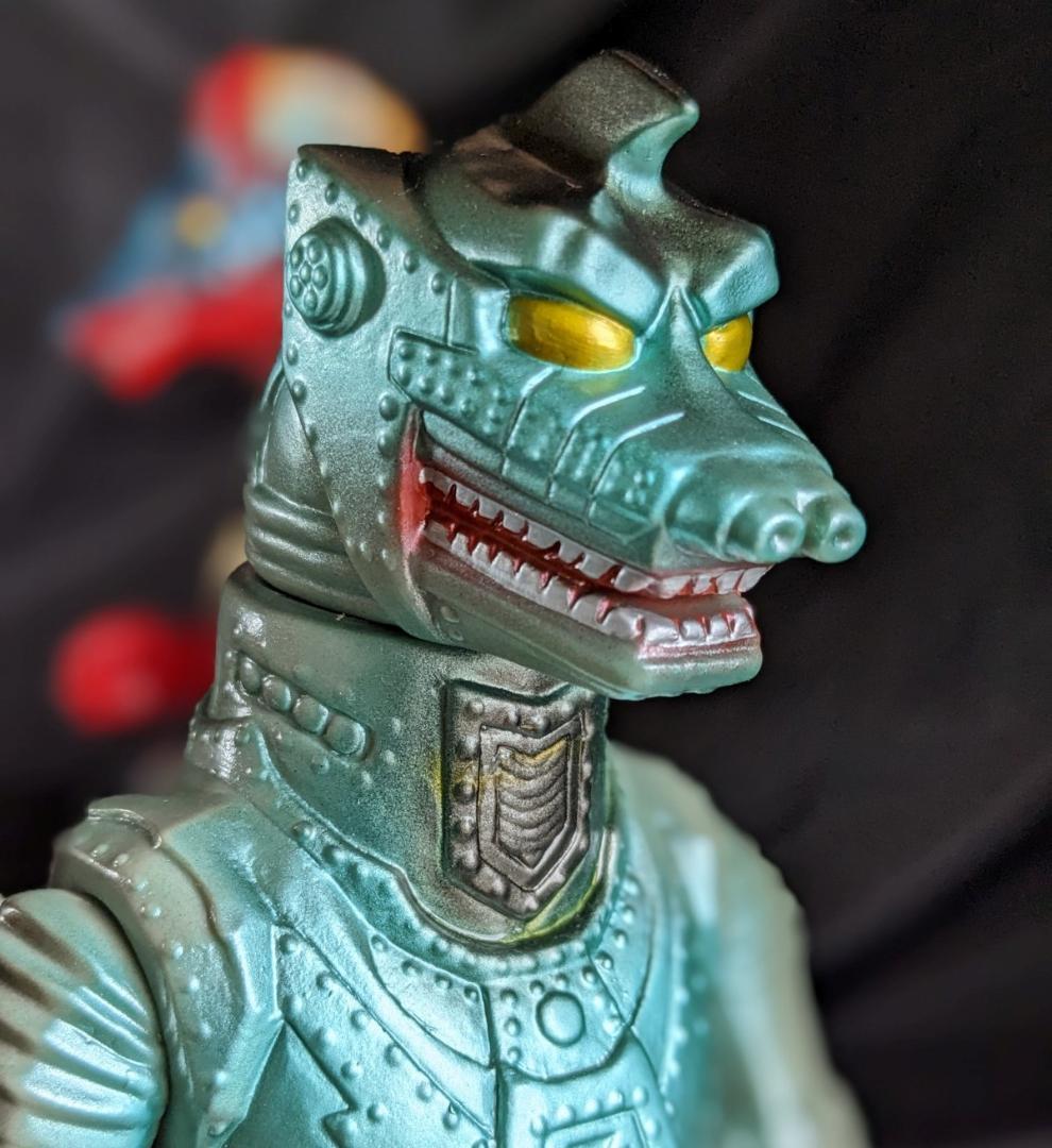 【バムⅡ】メカゴジラ２＆チタノザウルス（ブルマァク・Ｍ１号）ソフビ＋ミニ