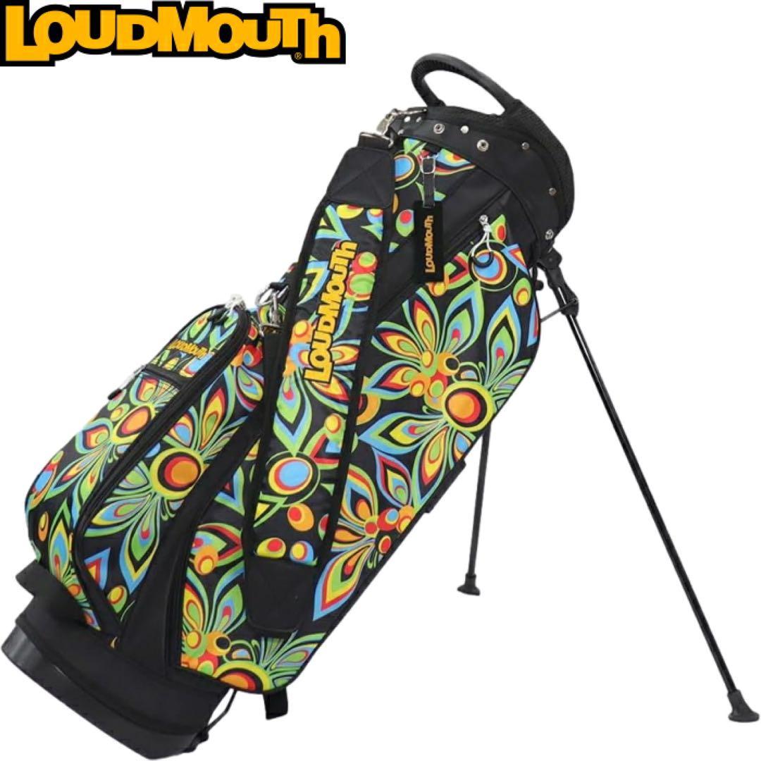 【新品】ラウドマウス キャディバッグ 8.5型 シャガデリックブラック 020