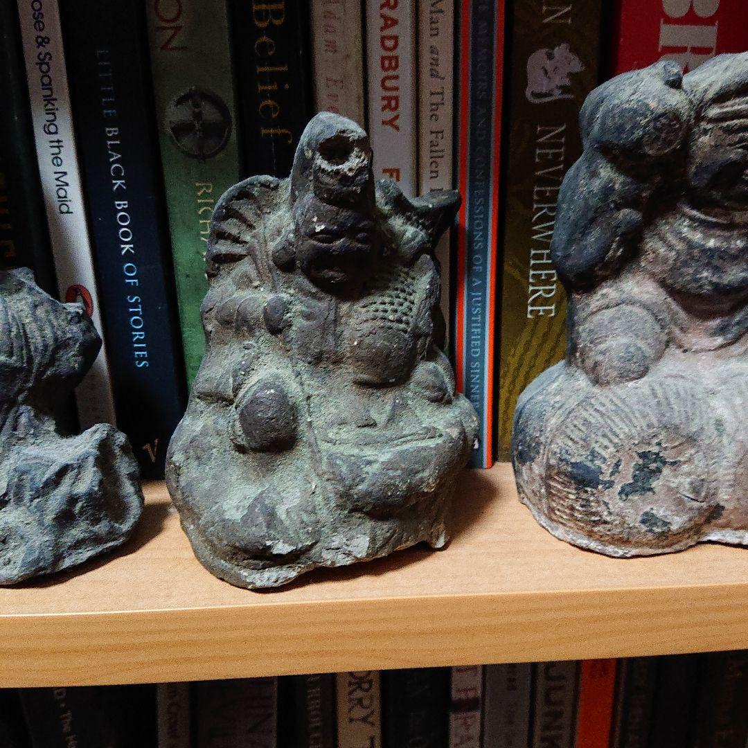 仏像・神像 4個 時代物 江戸〜明治時代頃