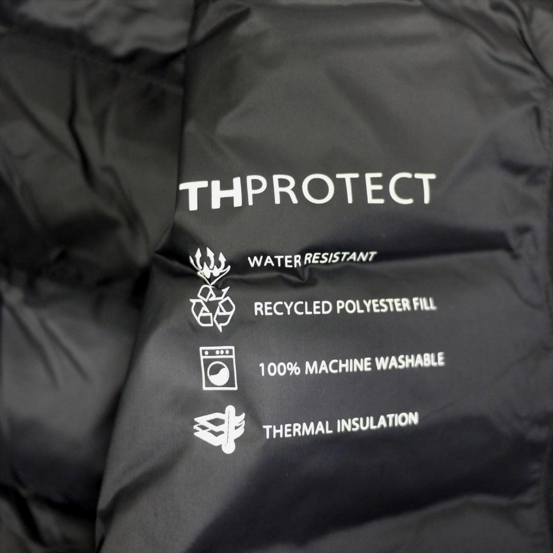 新品 トミーヒルフィガー THPROTECT 軽量 耐水 中綿ベスト XXL 黒