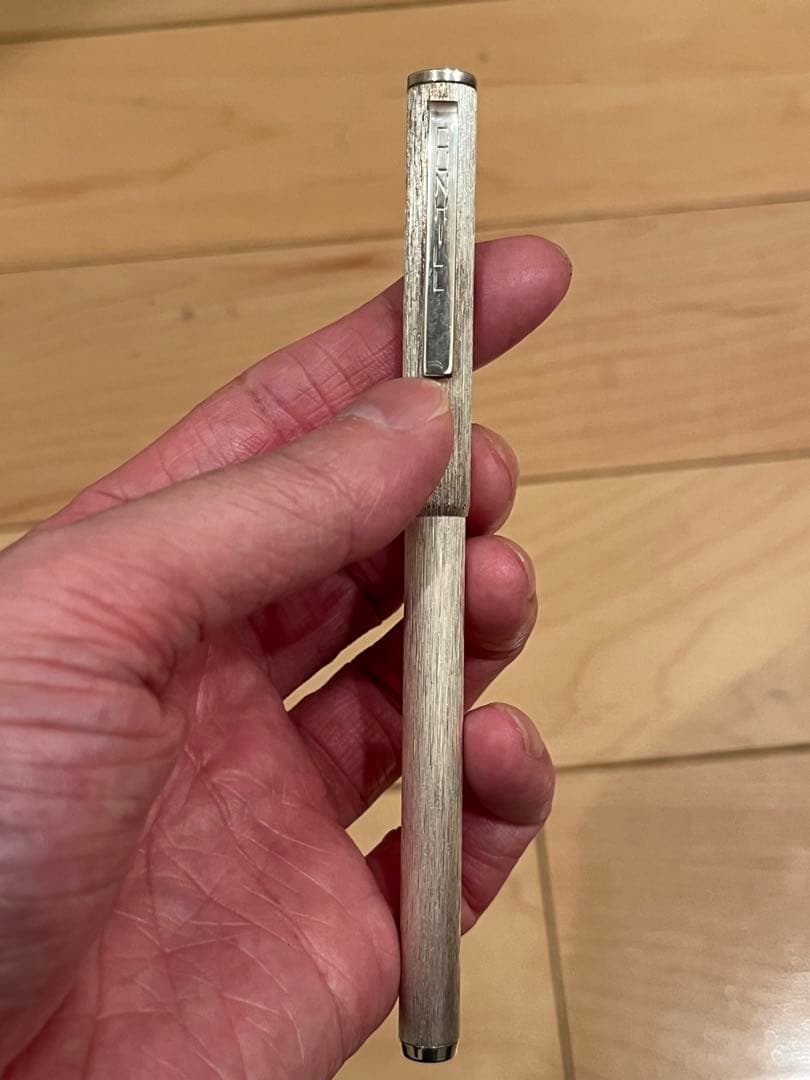 希少品ダンヒル ローラーボール フローレンタイン スターリングシルバー