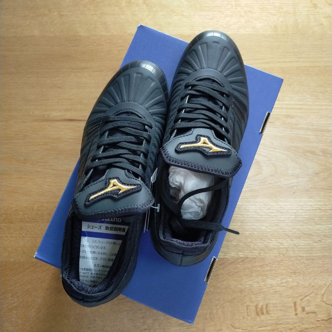 Mizuno ブラック スパイク 黒　26.0 未使用　シューズ袋付