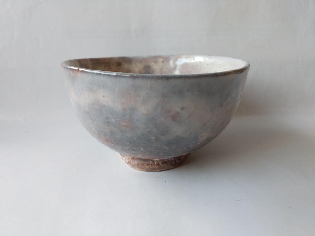 萩焼 茶碗 十二代 大和萬山 作 萩焼 共箱 共布 茶道具 抹茶碗 新品 未使用