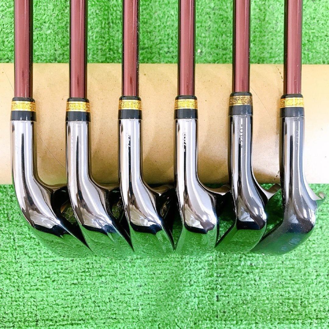 テ11★マジェスティプレステジオ11 6本アイアンセット R2 LV740 金