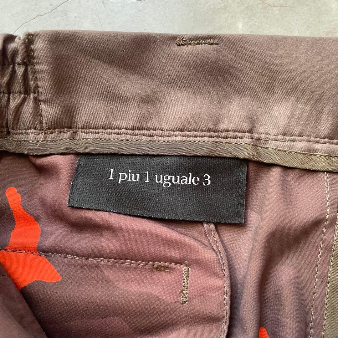 1PIU1UGUALE3 ウノピゥウノウグァーレトレ ロングパンツ メンズM