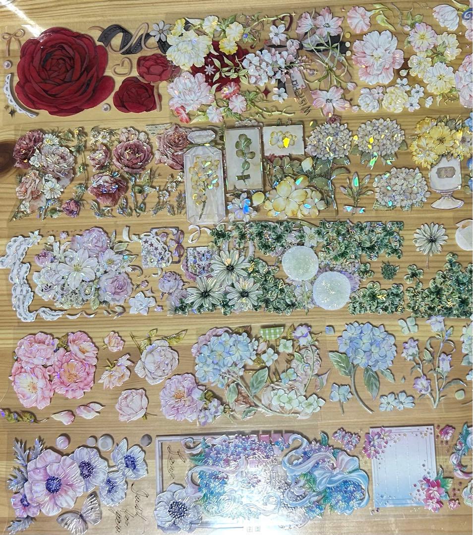 コラージュ平袋Bマステ20枚セット＆デザペ10枚or女の子ステッカー3枚